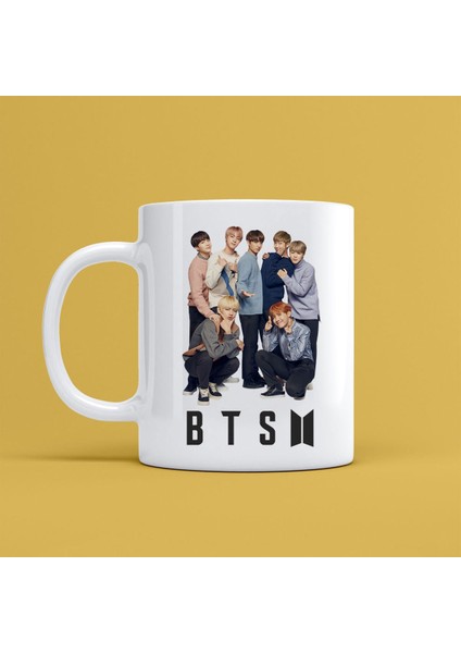 Bts Tasarımlı Kupa Bardak Mr-09