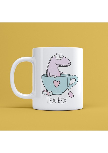 Tea-Rex Baskılı Kahve Kupası Mr-01
