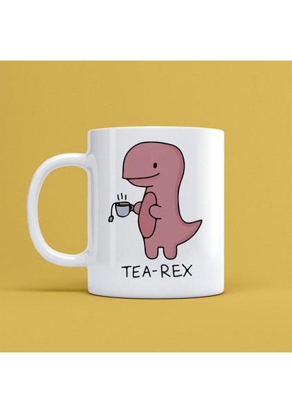 Tea-Rex Baskılı Kahve Kupası Mr-2