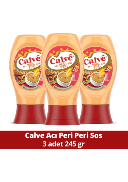 Sos Acı Peri Peri Hafif Orta Acı 245 G X3 Adet