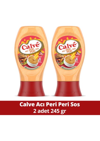 Sos Acı Peri Peri Hafif Orta Acı 245 G X2 Adet