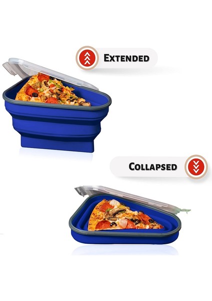 Pizza Saklama Kabı Katlanabilir Yeniden Kullanılabilir Pizza Saklama Kabı Ayarlanabilir Space Saver Bpa Free (Yurt Dışından)