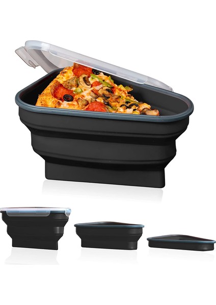 Pizza Saklama Kabı Katlanabilir Yeniden Kullanılabilir Pizza Saklama Kabı Ayarlanabilir Space Saver Bpa Free (Yurt Dışından)