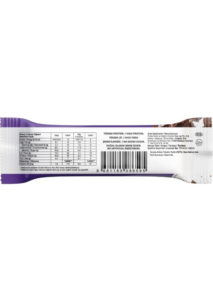 Protein Bar Duble Kakaolu 32 gr