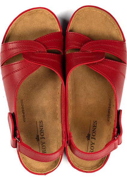 Kadın Anatomik Sandalet Dolgu Topuklu Rahat Kullanım 1817 Kırmızı Welsoft Malzeme fiyatları