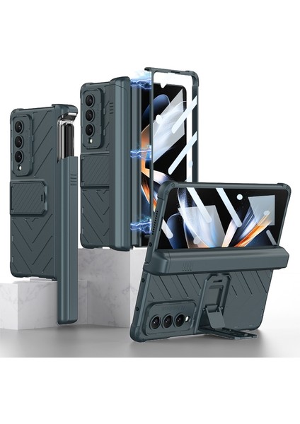Samsung Galaxy Z Fold4 Için Manyetik Zırh Flip Case (Yurt Dışından)