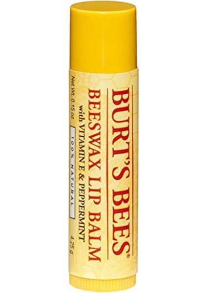 Burt's Bees Beeswax Dudak Bakım Kremi - Nane Ferahlığı 1 Paket (1 x 4.25 G)