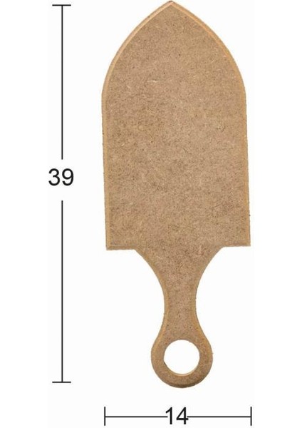 Ahşap Sunumluk 39X14CM L365