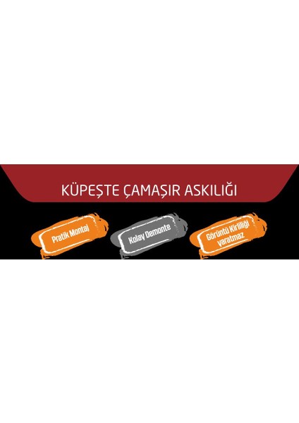 Balkon Çamaşır Kurutma Askısı Dikdörtgen Küpeşte 60*25 Bronz modelleri