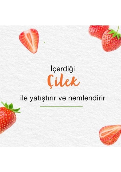 Parlatıcı Dudak Kremi, Çilek, Nemlendirici, %100 Doğal Renk, Silikon İçermez, 4,5 gr