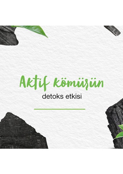 Detoks Etkili Arındırıcı Yüz Maskesi, Aktif Kömür, Yeşil Çay, Parabensiz, Tüm Ciltler, 75 ml