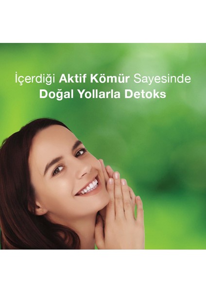 Detoks Etkili Arındırıcı Yüz Maskesi, Aktif Kömür, Yeşil Çay, Parabensiz, Tüm Ciltler, 75 ml