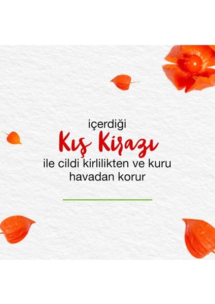 Besleyici El ve Vücut Kremi, Kış Kirazı, Nemlendirici, Yağsız, Su Bazlı, Tüm Ciltler, 150 ml