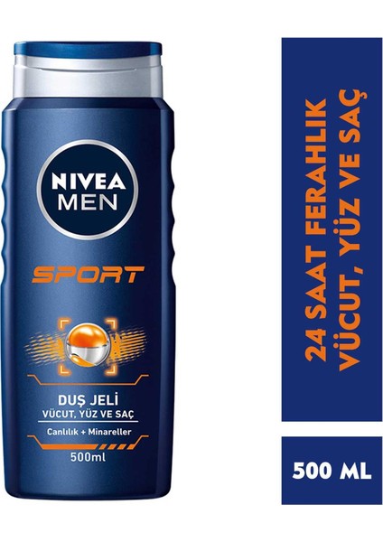 Men Saç & Yüz Ve Vücut Jeli Sport 500 Ml fiyatları