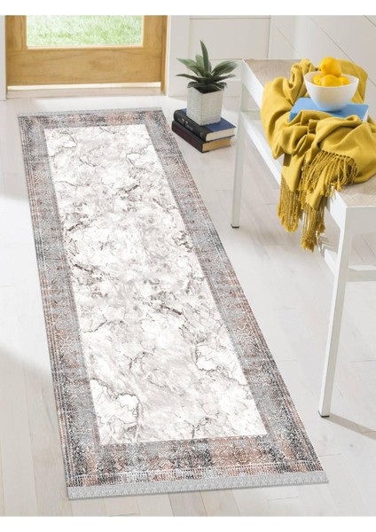 Dekoratif Kaymaz Taban Yıkanabilir Modern Halı DELÜX-1028