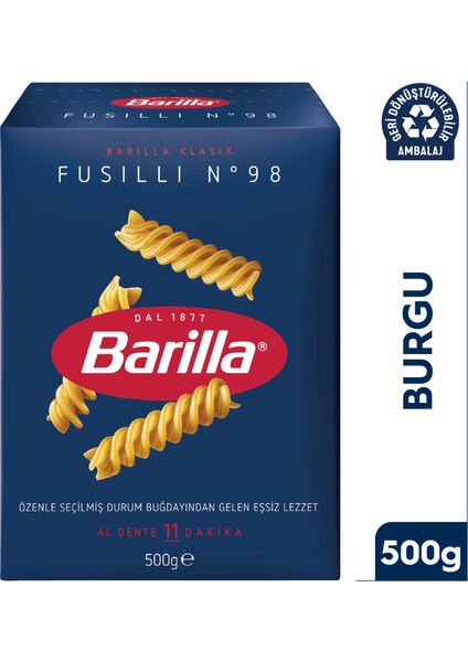 Burgu/Fusilli 500 gr