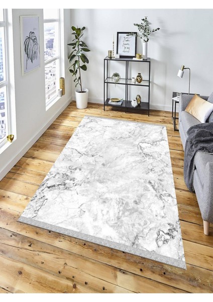 Dekoratif Kaymaz Taban Yıkanabilir Modern Halı DELÜX-1001
