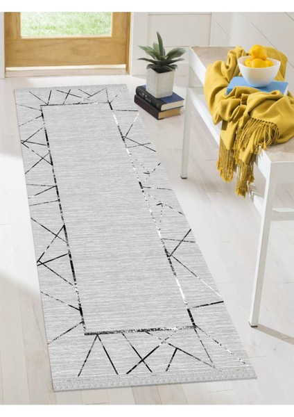Dekoratif Kaymaz Taban Yıkanabilir Modern Halı DELÜX-1029