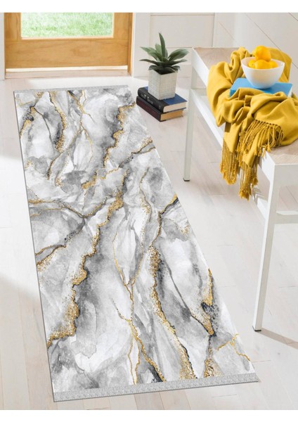 Dekoratif Kaymaz Taban Yıkanabilir Modern Halı DELÜX-3044
