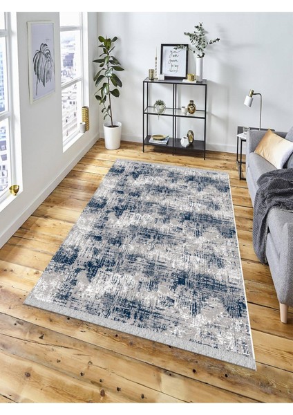 Dekoratif Kaymaz Taban Yıkanabilir Modern Halı DELÜX-4042