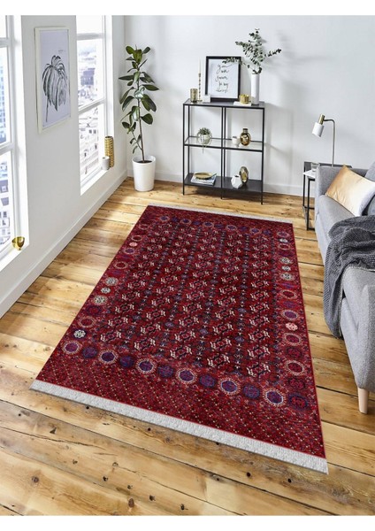 Dekoratif Kaymaz Taban Yıkanabilir Modern Halı DELÜX-4036