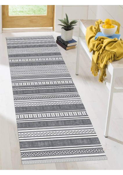 Dekoratif Kaymaz Taban Yıkanabilir Modern Halı DELÜX-4085