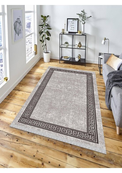 Dekoratif Kaymaz Taban Yıkanabilir Modern Halı DELÜX-5050