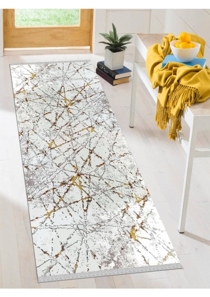 Dekoratif Kaymaz Taban Yıkanabilir Modern Halı DELÜX-5019