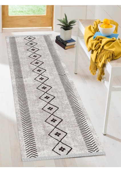 Dekoratif Kaymaz Taban Yıkanabilir Modern Halı DELÜX-5029