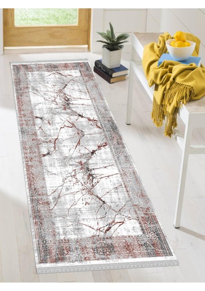 Dekoratif Kaymaz Taban Yıkanabilir Modern Halı DELÜX-6025