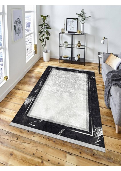 Dekoratif Kaymaz Taban Yıkanabilir Modern Halı DELÜX-5036