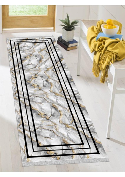 Dekoratif Kaymaz Taban Yıkanabilir Modern Halı DELÜX-6020