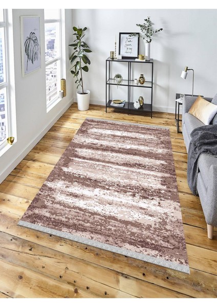 Dekoratif Kaymaz Taban Yıkanabilir Modern Halı DELÜX-6037