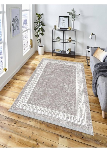 Dekoratif Kaymaz Taban Yıkanabilir Modern Halı DELÜX-6013