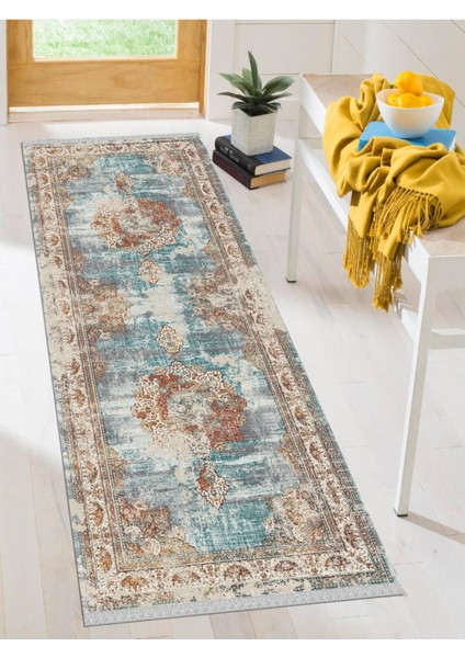 Dekoratif Kaymaz Taban Yıkanabilir Modern Halı DELÜX-5031
