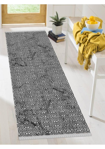 Dekoratif Kaymaz Taban Yıkanabilir Modern Halı DELÜX-6059