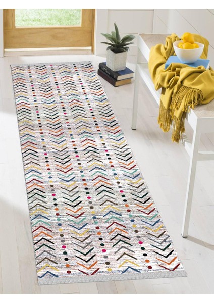 Dekoratif Kaymaz Taban Yıkanabilir Modern Halı DELÜX-6061