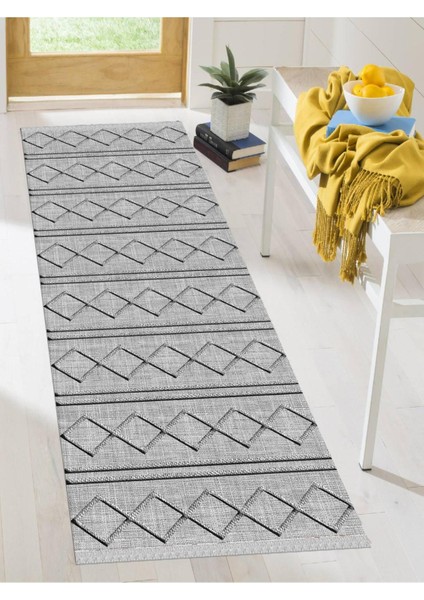 Dekoratif Kaymaz Taban Yıkanabilir Modern Halı DELÜX-6084