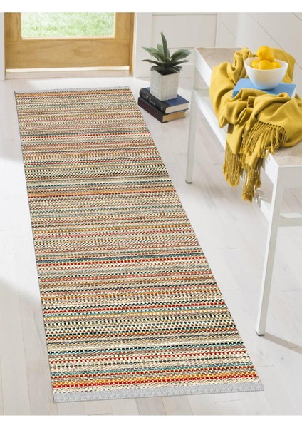 Dekoratif Kaymaz Taban Yıkanabilir Modern Halı DELÜX-6074