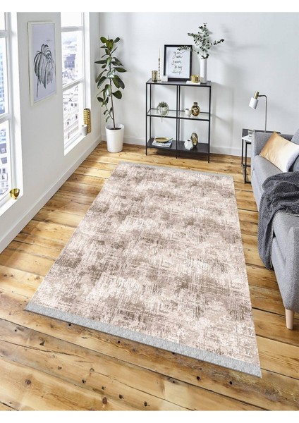 Dekoratif Kaymaz Taban Yıkanabilir Modern Halı DELÜX-8015