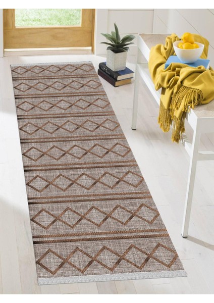 Dekoratif Kaymaz Taban Yıkanabilir Modern Halı DELÜX-6085