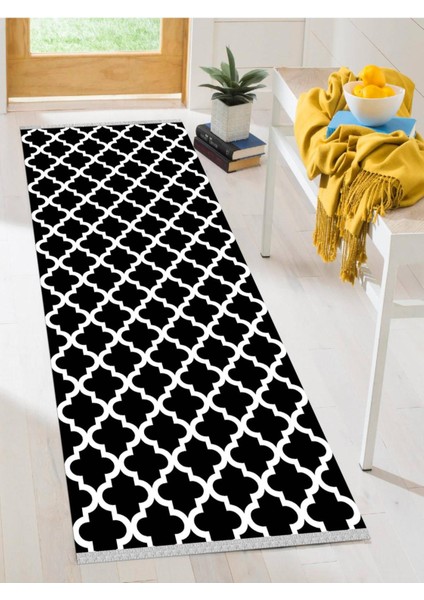 Dekoratif Kaymaz Taban Yıkanabilir Modern Halı DELÜX-7007