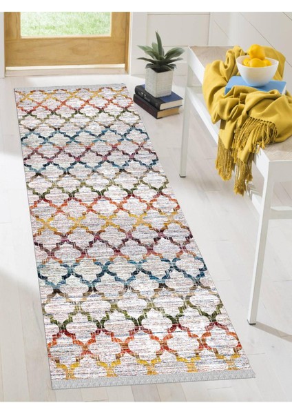 Dekoratif Kaymaz Taban Yıkanabilir Modern Halı DELÜX-6097