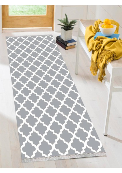Dekoratif Kaymaz Taban Yıkanabilir Modern Halı DELÜX-7010