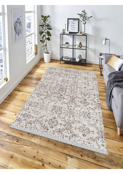 Dekoratif Kaymaz Taban Yıkanabilir Modern Halı DELÜX-4018