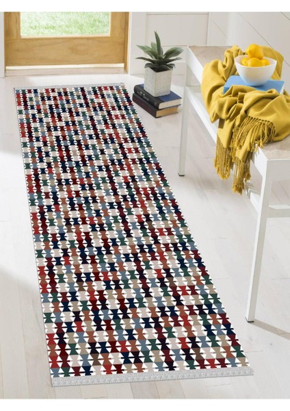 Dekoratif Kaymaz Taban Yıkanabilir Modern Halı DELÜX-4011