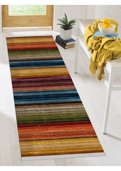 Dekoratif Kaymaz Taban Yıkanabilir Modern Halı DELÜX-4014