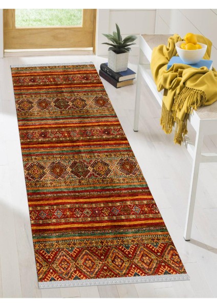 Dekoratif Kaymaz Taban Yıkanabilir Modern Halı DELÜX-4038