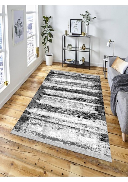 Dekoratif Kaymaz Taban Yıkanabilir Modern Halı DELÜX-6036