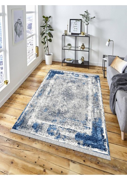 Dekoratif Kaymaz Taban Yıkanabilir Modern Halı DELÜX-5043